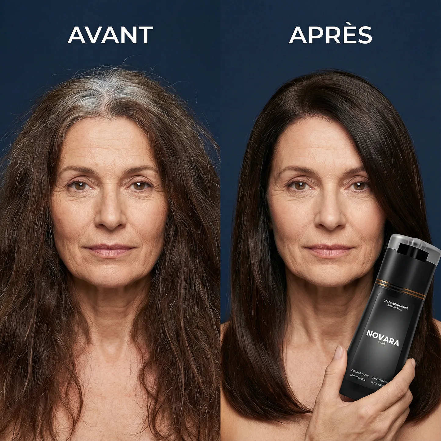 Shampoing colorant instantané